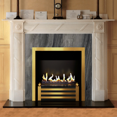 Биокамин в мраморном портале Firezo Elegante, стандарт