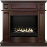 Биокамин в портале Firezo Atlanta Темный орех, стандарт фото 1