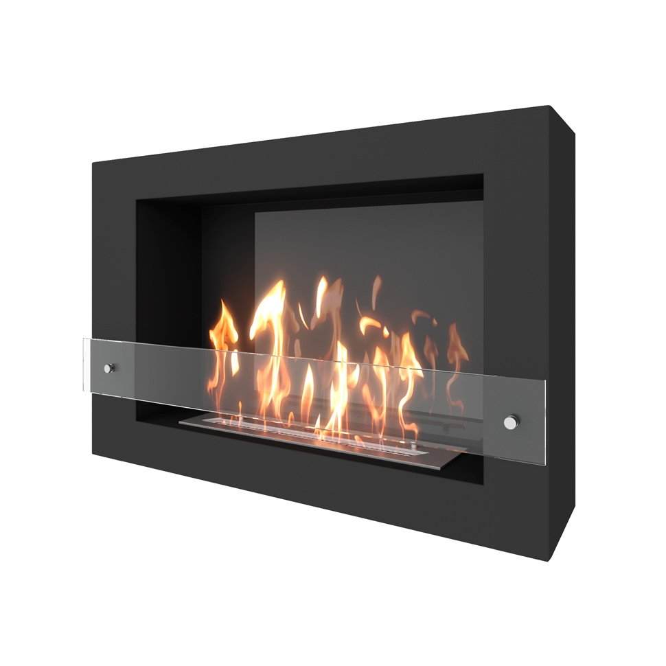 Биокамин SteelHeat WALL ONE 800 черный