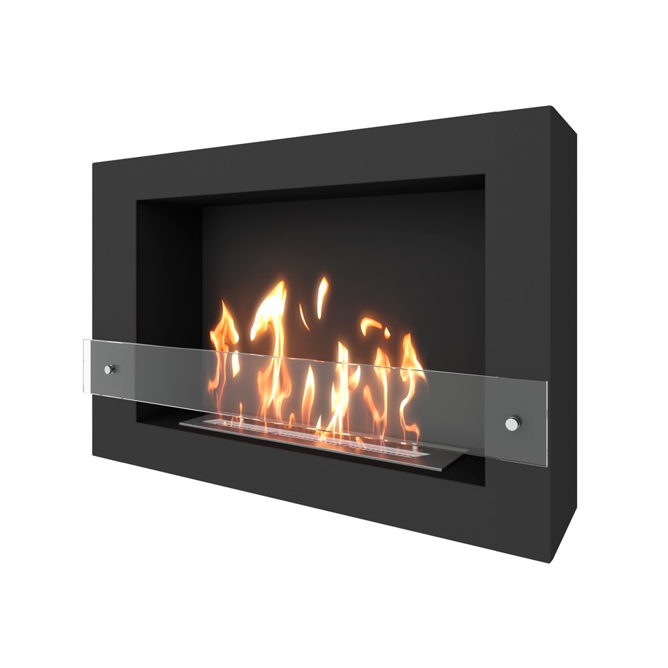 Биокамин SteelHeat WALL ONE 800 черный