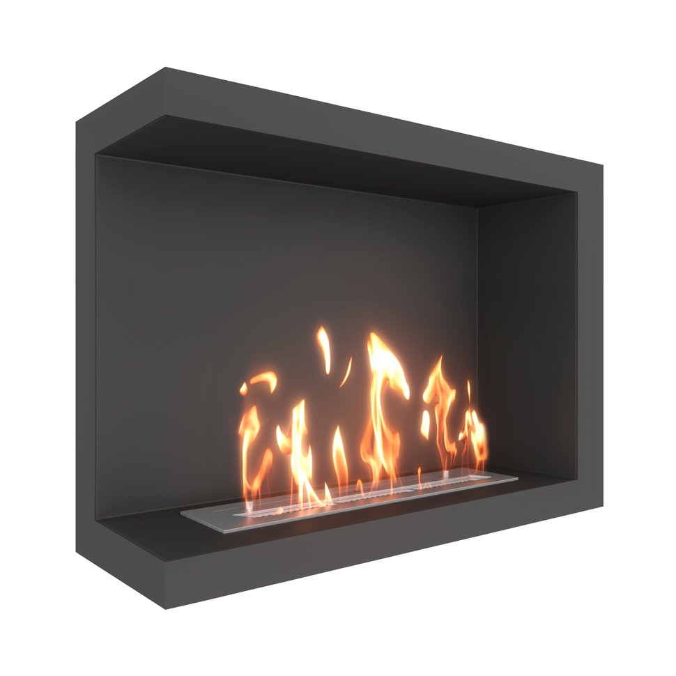 Биокамин угловой SteelHeat ONE 700 левый