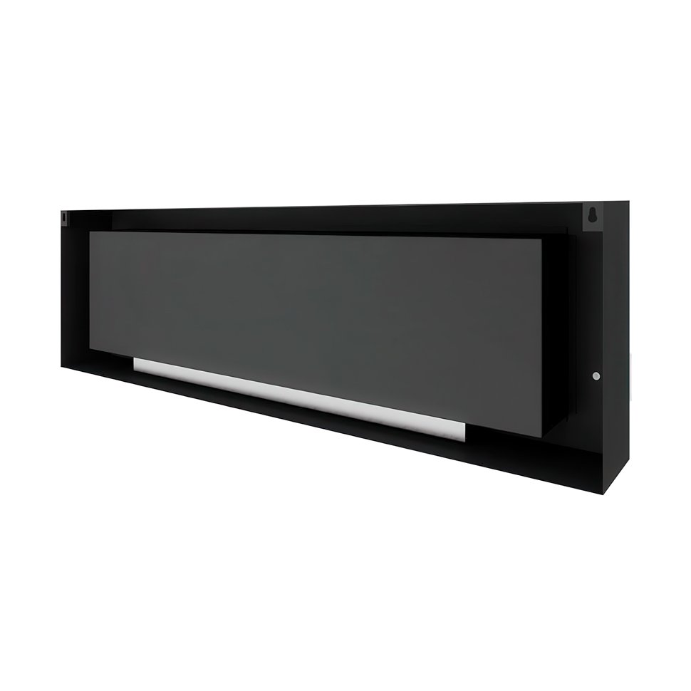 Биокамин SteelHeat WALL LONG 1800 черный