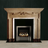 Биокамин в мраморном портале Firezo Palermo, стандарт фото 1