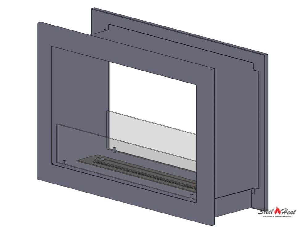 10279А Биокамин сквозной на заказ