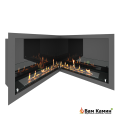 Угловой очаг под угловой топливный блок внутренний на заказ