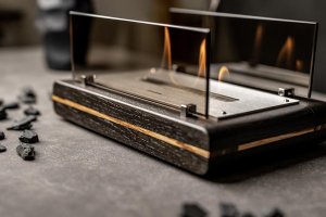 Настольный Биокамин Catterheim LIMITED Blackstrobe Zebrano