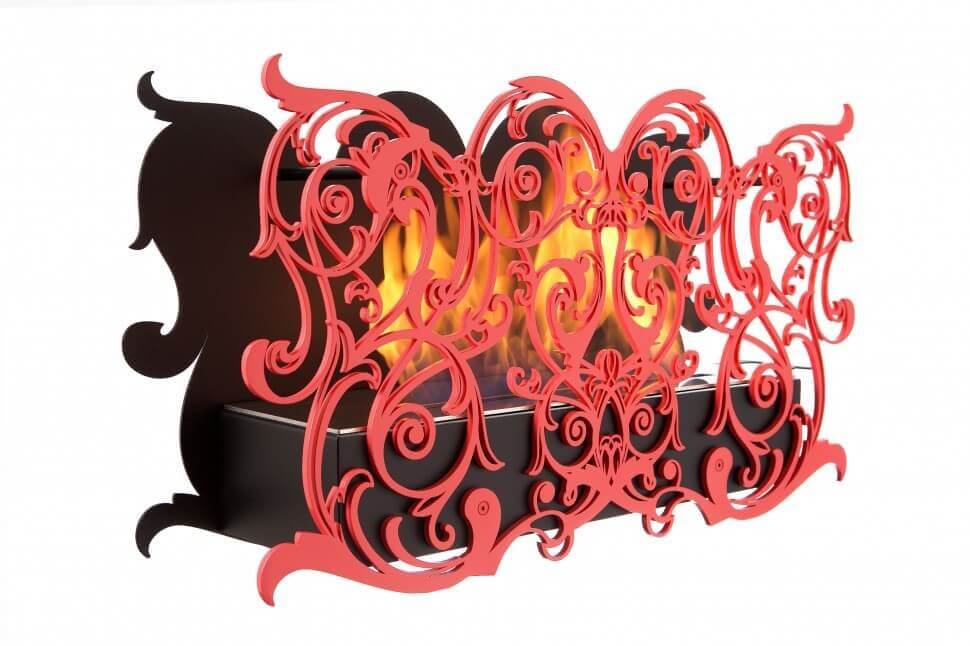 Биокамин Silver Smith EMOTION розовый