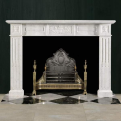 Биокамин в мраморном портале Firezo Colibri, стандарт