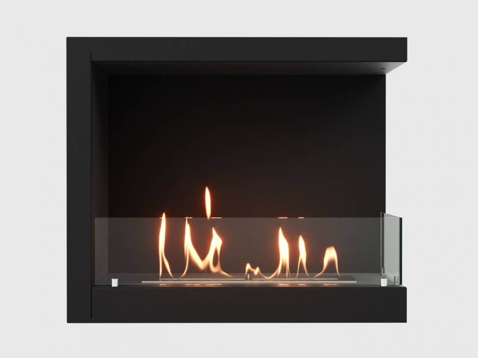Встроенный биокамин Lux Fire Угловой 755 М (правый угол)