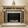 Биокамин в мраморном портале Firezo Capri, стандарт фото 1