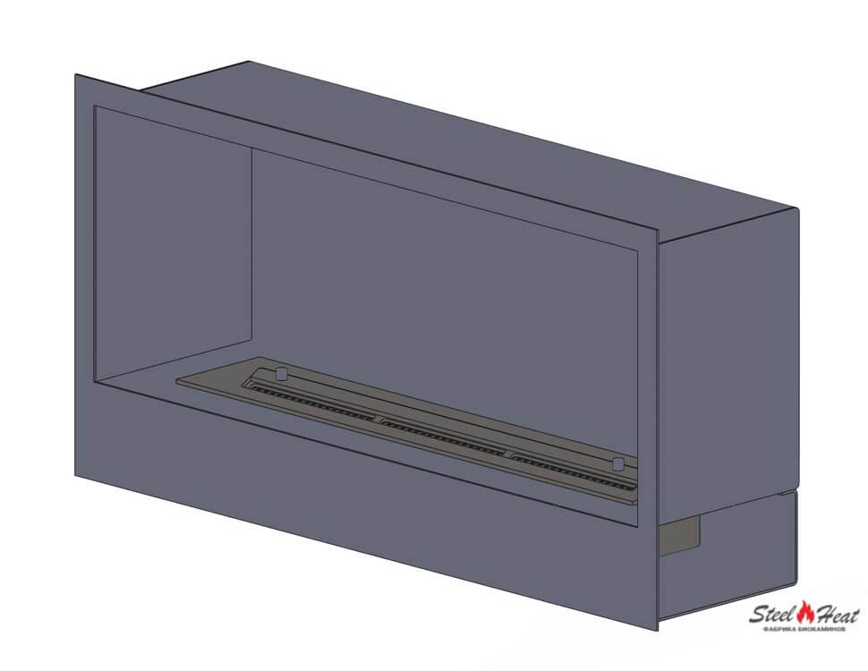 11753С Биокамин встраиваемый в портал на заказ