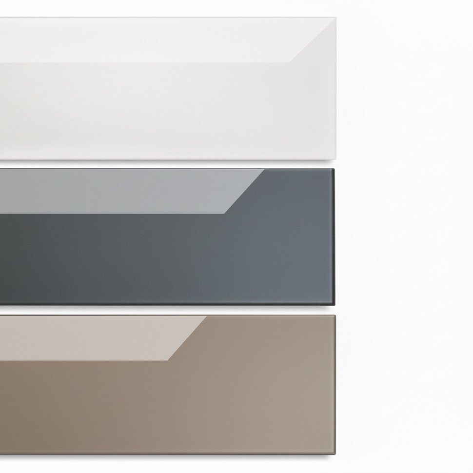 Стеклянная полка для биокамина Gray  1300
