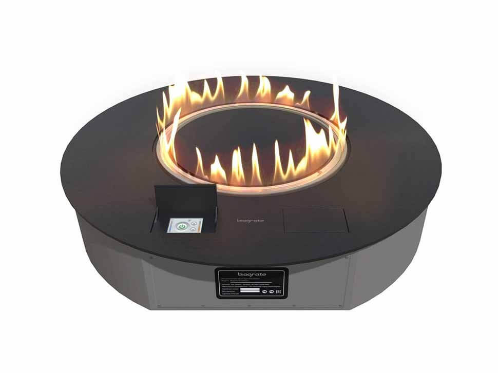 Автоматический биокамин SmartFire round 1000 Biograte