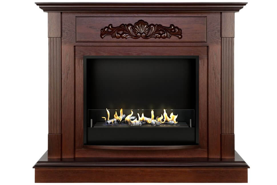 Биокамин в портале Firezo Madrid Светлый орех, стандарт