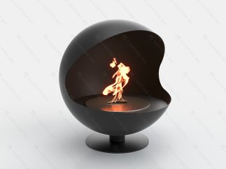 Вращающийся настольный биокамин Lux Fire Джоник