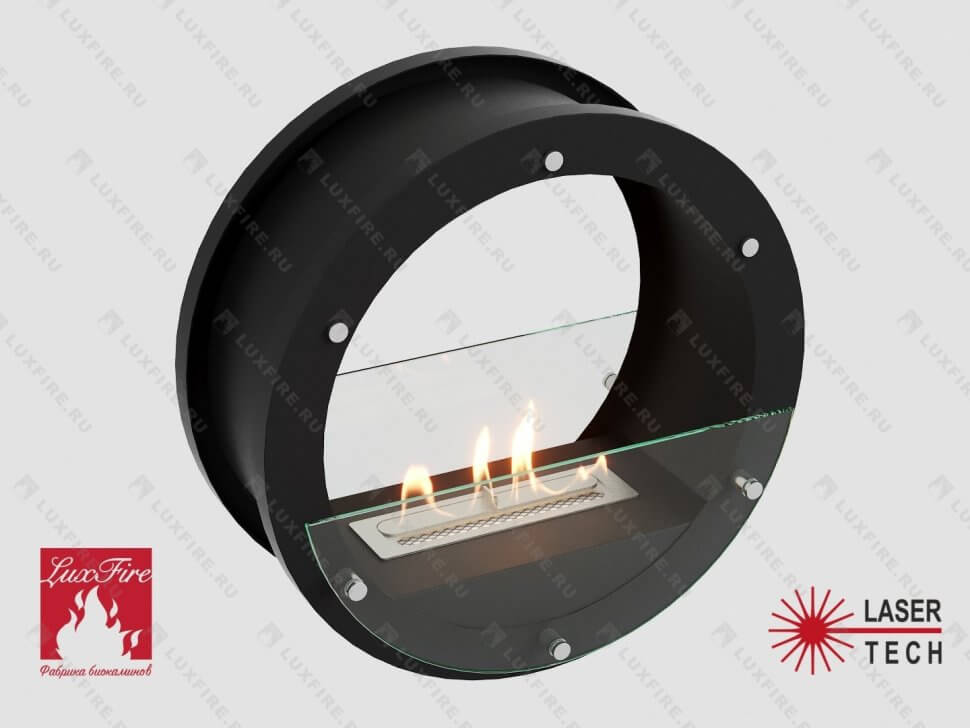 Встроенный сквозной биокамин Lux Fire Иллюзион 500 XS