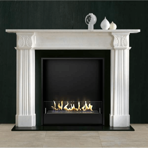 Биокамин в мраморном портале Firezo Barone, стандарт