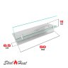 Топливный блок SteelHeat LINE GLASS 500 фото 2
