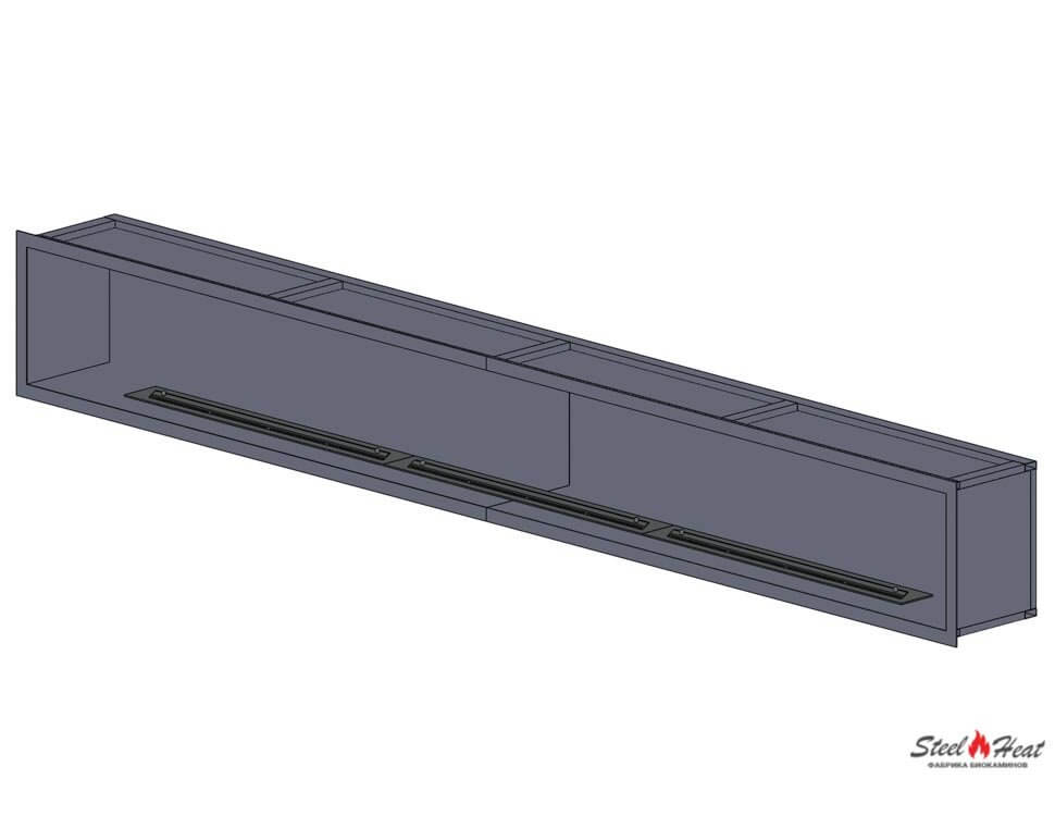 2444А Биокамин встраиваемый на заказ