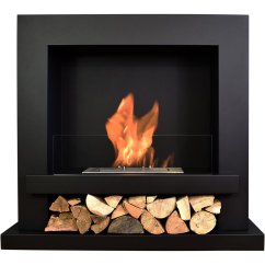 Напольный биокамин Starck черный