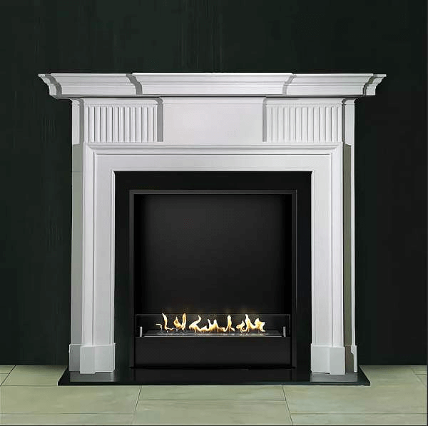 Биокамин в мраморном портале Firezo Impero, стандарт