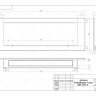 Биокамин встраиваемый SteelHeat LONG-H 1500 XL фото 7