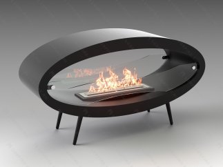 Напольный биокамин Lux Fire Эллипс 1200