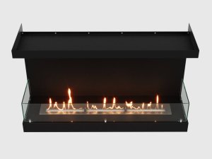 Встроенный биокамин Lux Fire Фронтальный 1100 М
